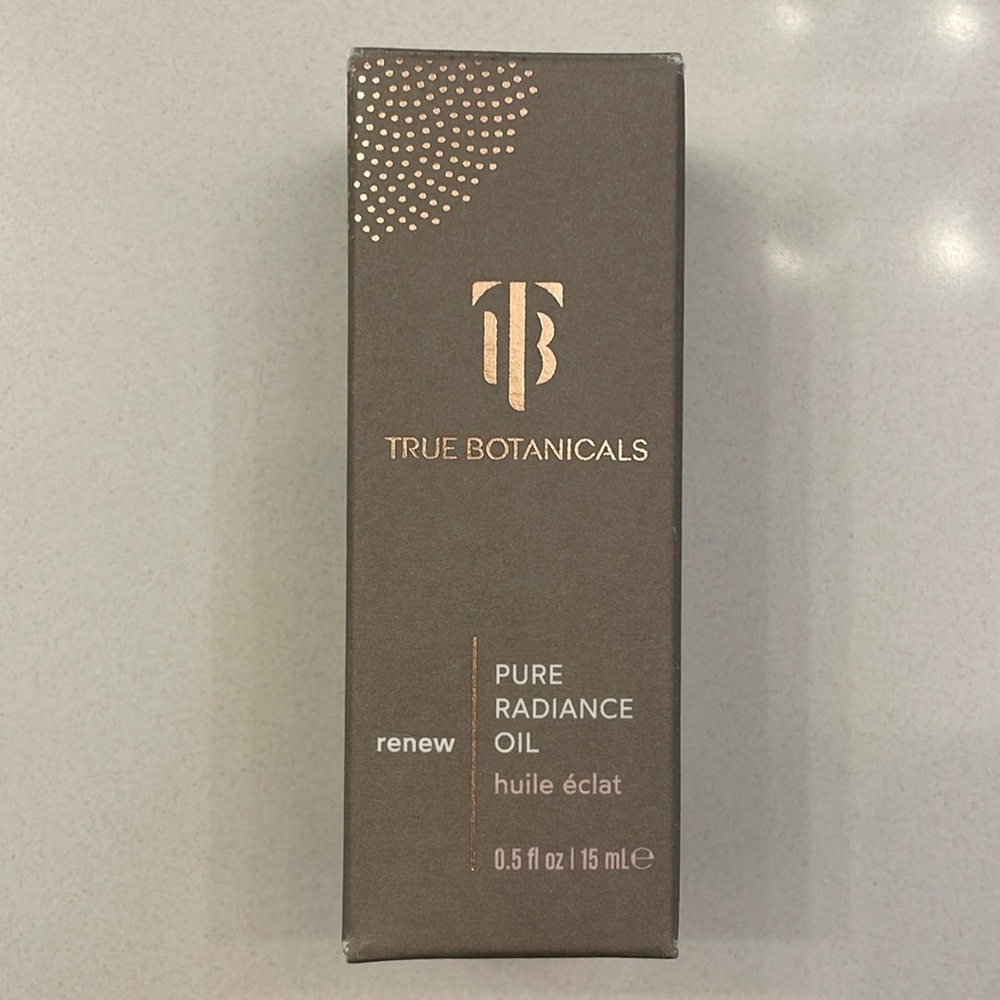 True botanicals, pure radiance oil